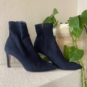 Navy Blue Booties